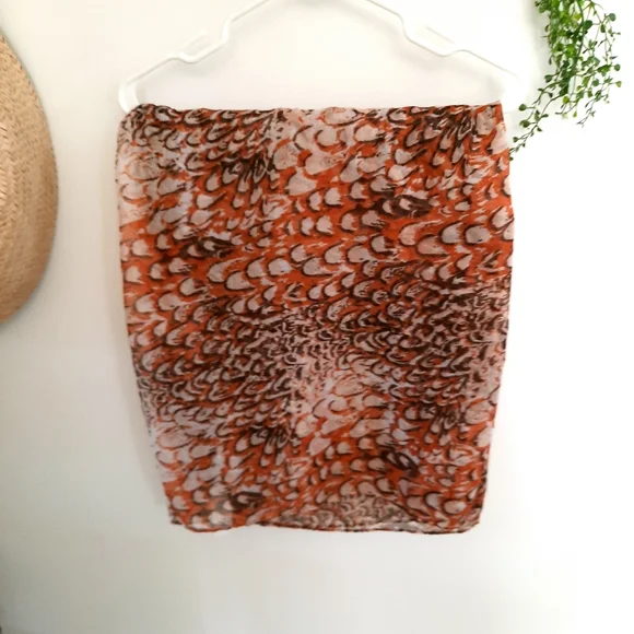 Charming Charlie Large Infinity Scarf Spring Summer Gold Thread - Picture 13 of 13